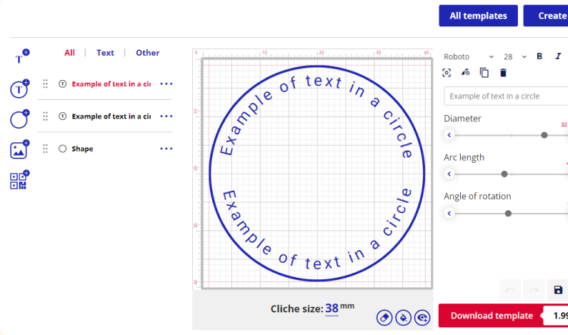 Page 34  Customizable Stamp Maker Template - Free Vectors & PSDs to  Download