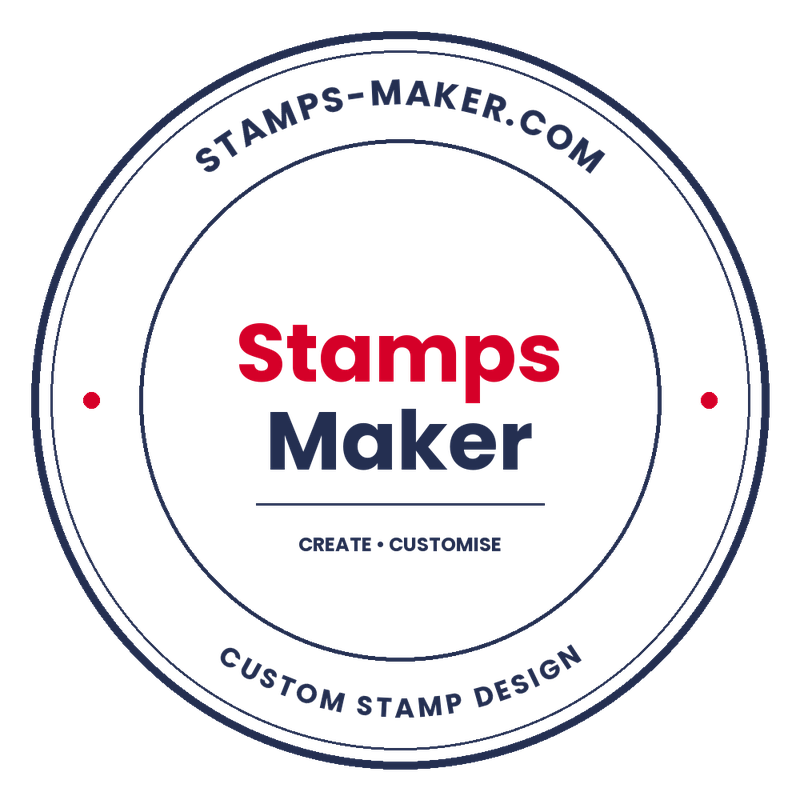 Stamps-Maker.com branded stamp design
